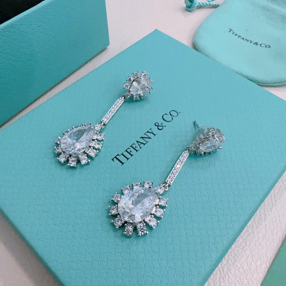 Tiffany & Co. Classic Diamond Earrings